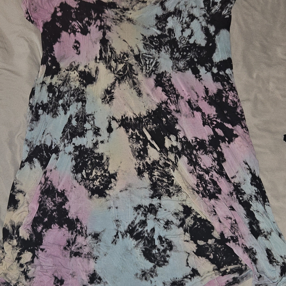 Torrid Multicolor Tie-Dye Mini Dress
